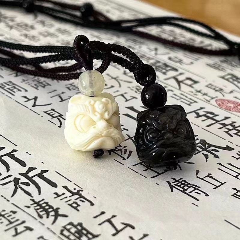 Necklace: Lion dance